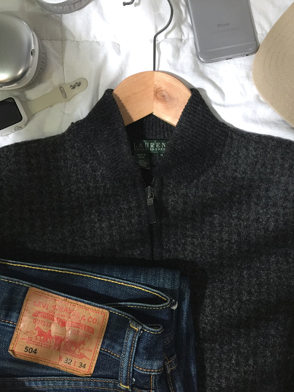 (WOMAN) 폴로랄프로렌 니트집업 M  상품이미지2