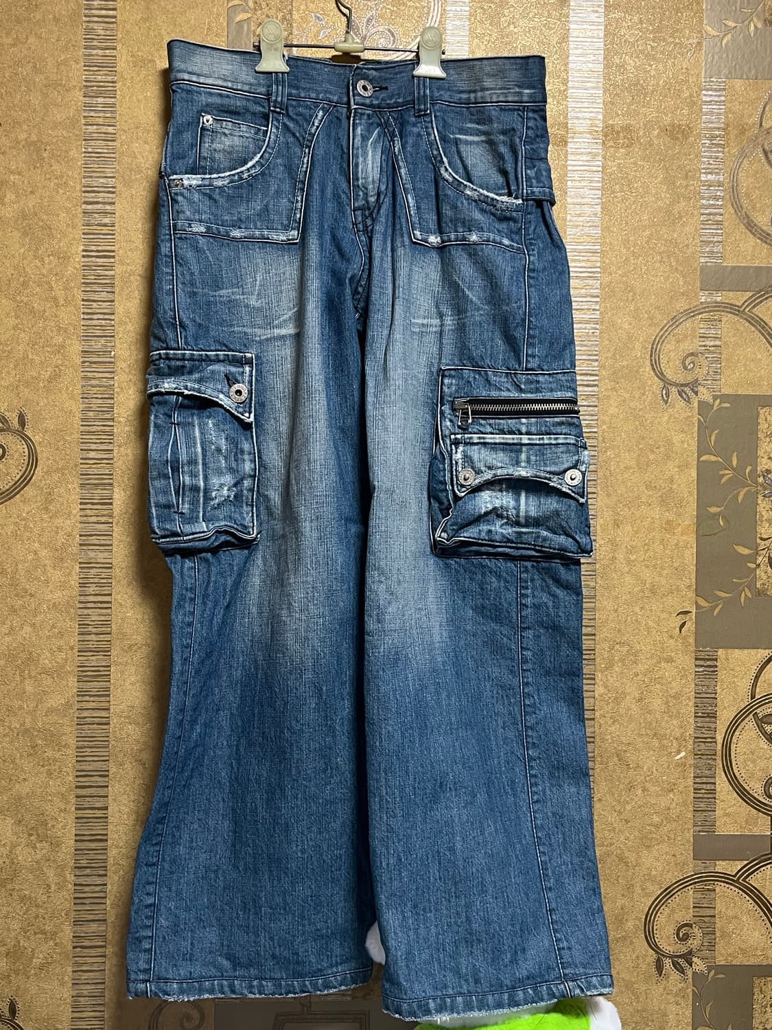 T2X Jeans 멀티포켓 카고 빈티지 데님 팬츠 32 상품이미지2
