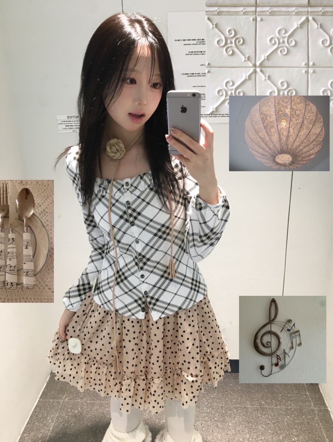 빈티지 버버리 라떼 코디세트 상품이미지1