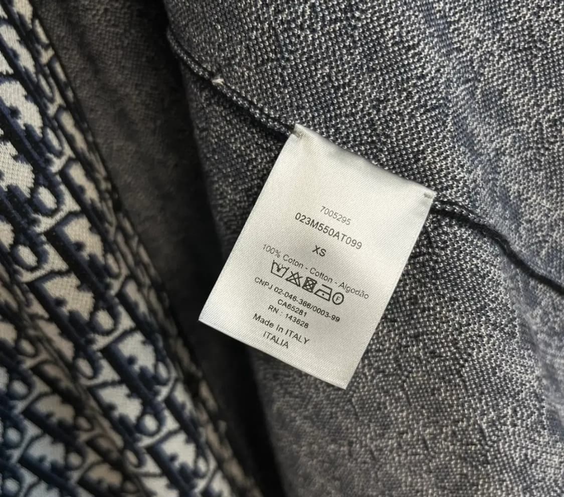 ​[정품] DIOR 디올 오블리크 카디건 셔츠 상품이미지3