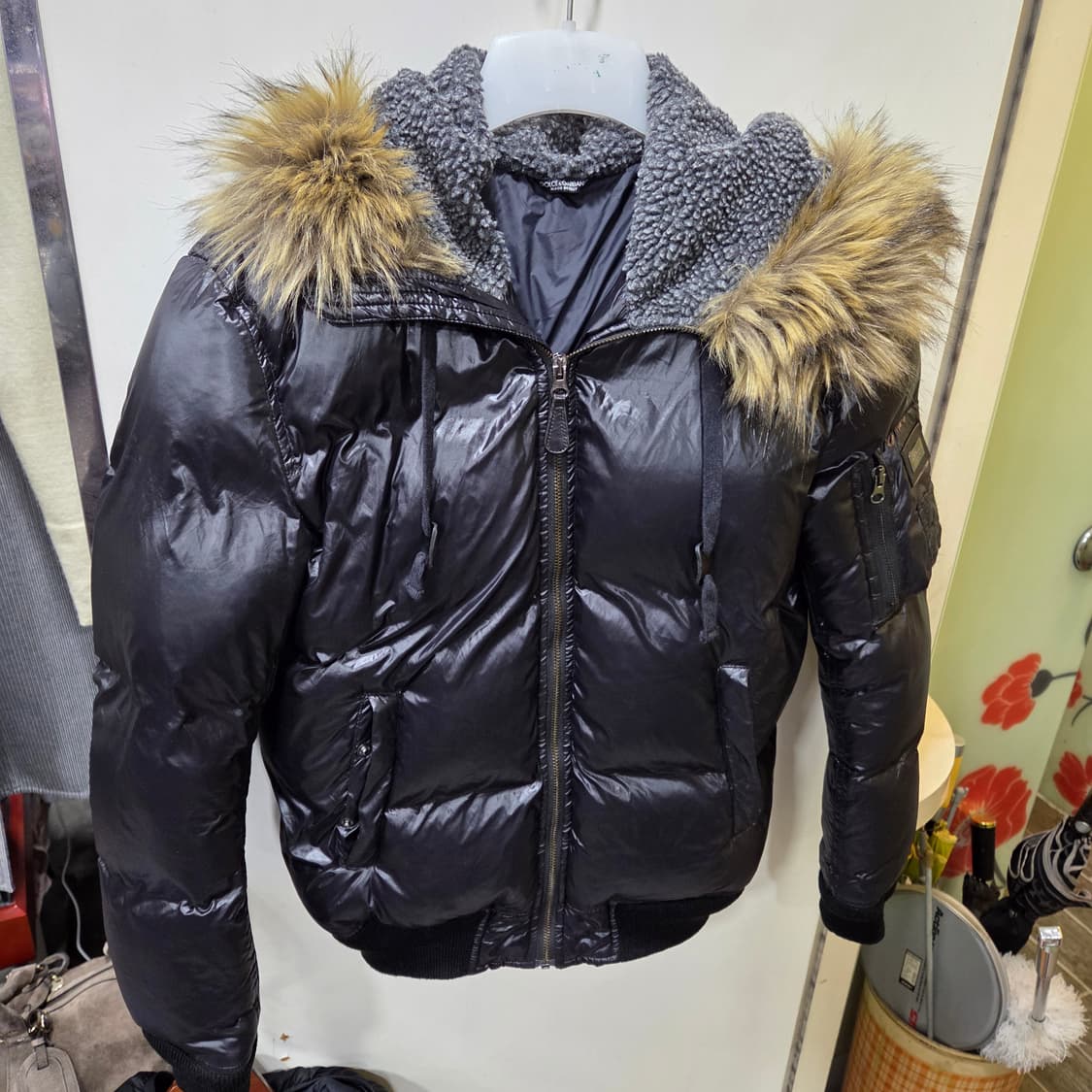 돌체앤가바나 플레이트 패딩 봄버 상품이미지1