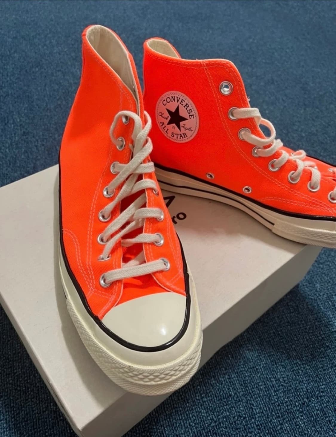 컨버스 척테일러 70 토탈 오렌지 하이 상품이미지1