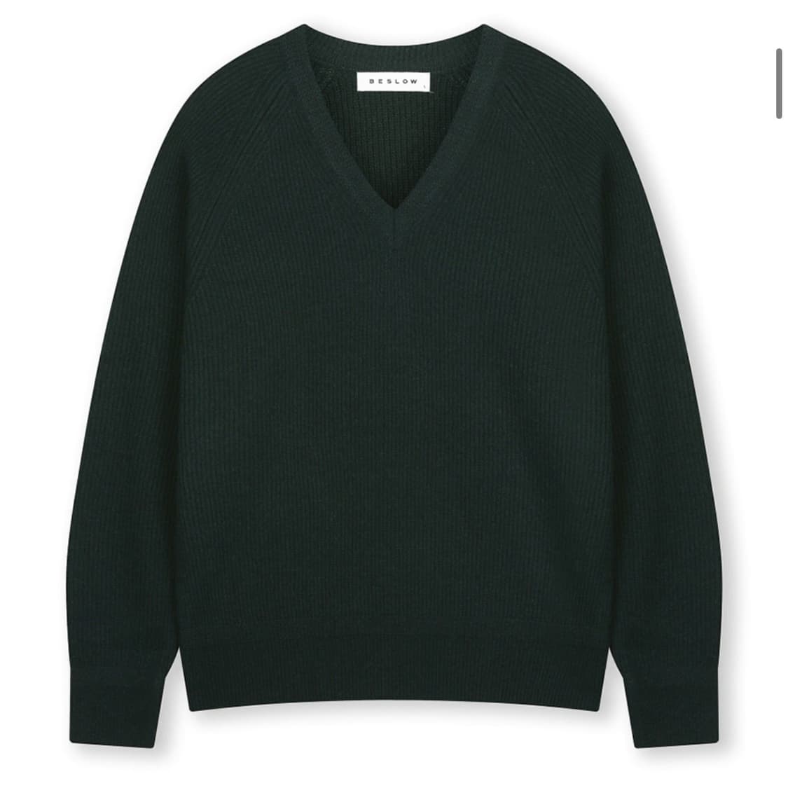 [정가 9만원 새상품] 비슬로우 브이넥 니트 M 상품이미지1