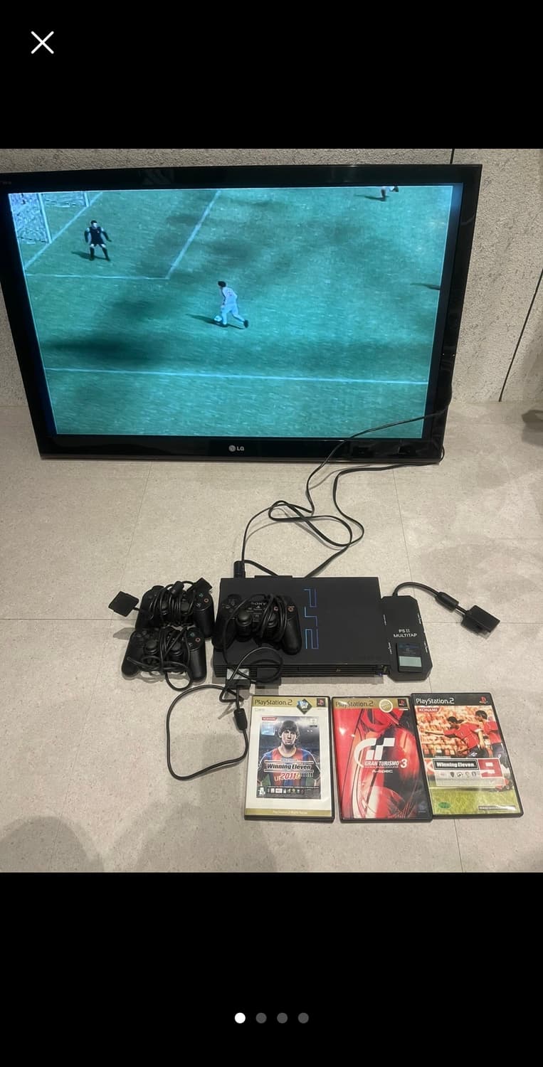 플스2 + 게임3개+ 패드2개 상품이미지1