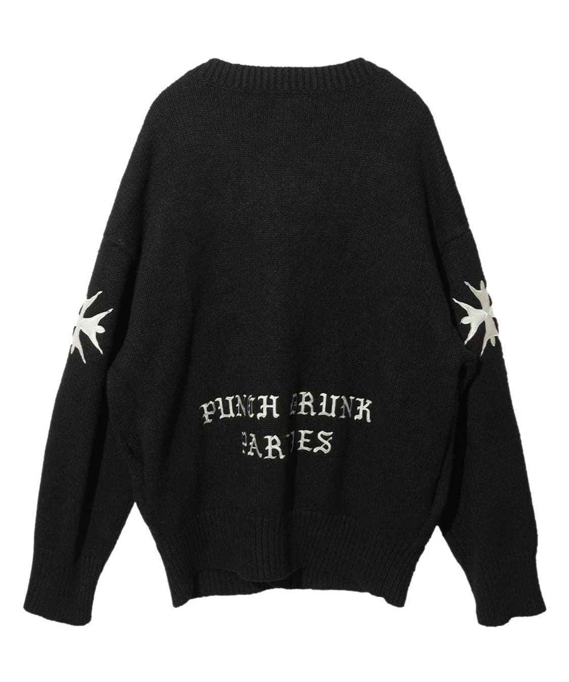 펀치드렁크파티즈 PP Embroid 가디건 블랙 상품이미지2