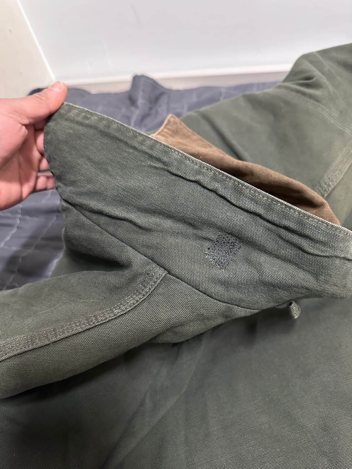 칼하트 워크 재킷 모스그린 L 상품이미지8