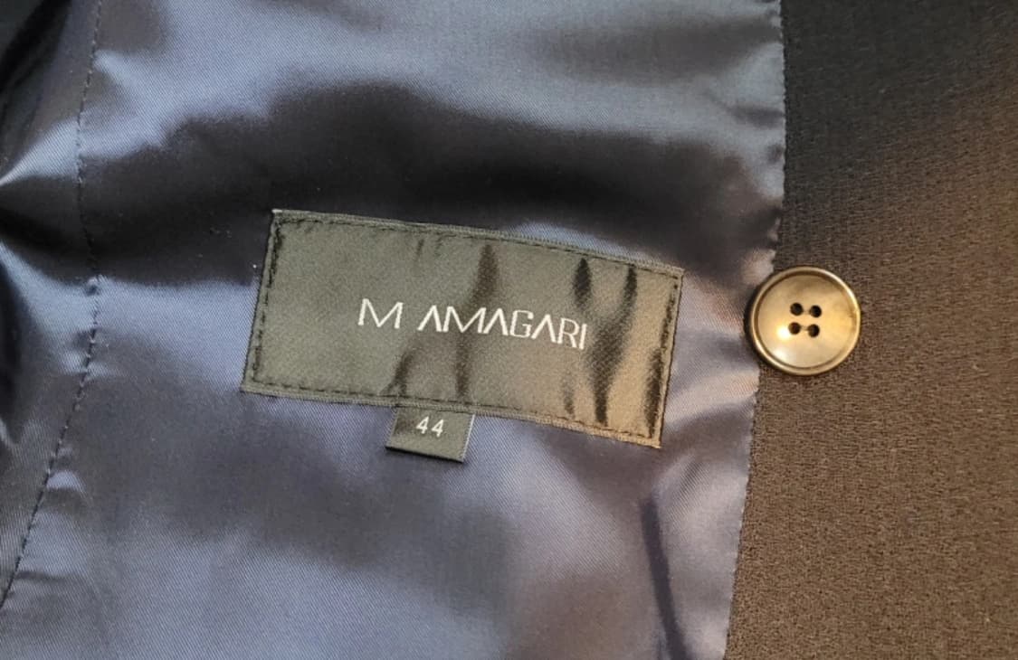 [마마가리] 벰버그 원단 블레이저 자켓 (네이비, 44사이즈 95-97) 상품이미지3