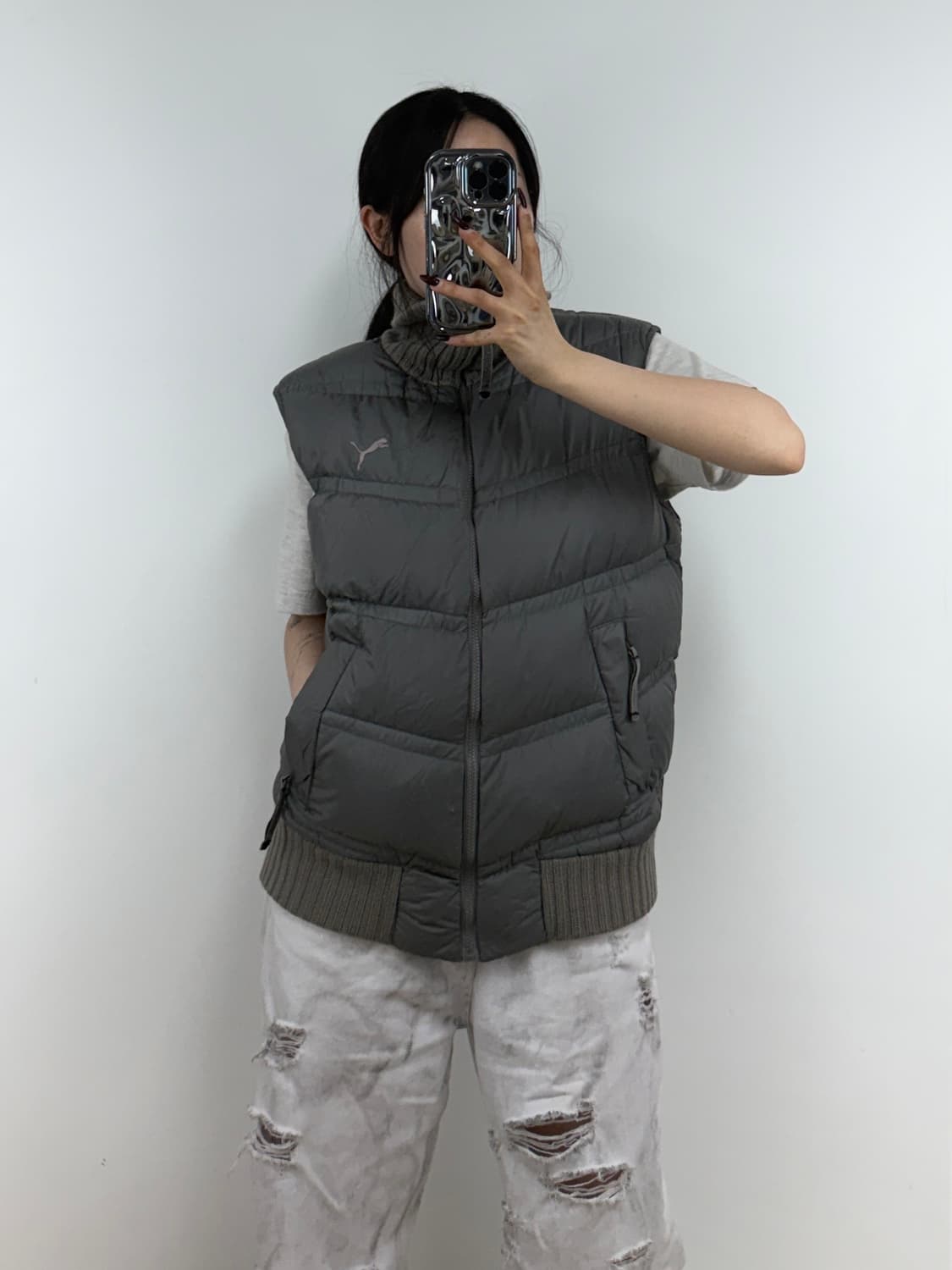 푸마 남성용 패딩 베스트 E202 상품이미지1
