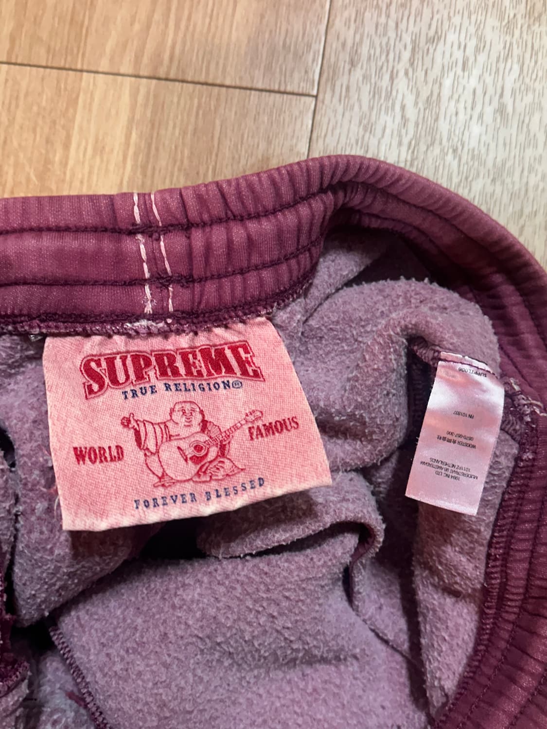 슈프림X트루릴리전 스웻팬츠 XL 상품이미지3