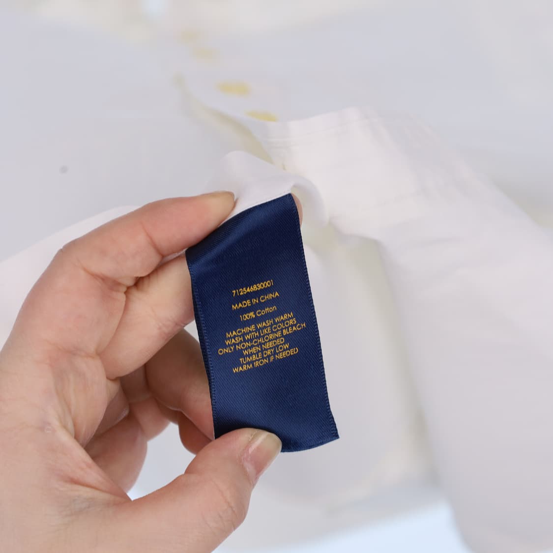 100 폴로 랄프로렌 슬림핏 드레스 셔츠 N7576 상품이미지4