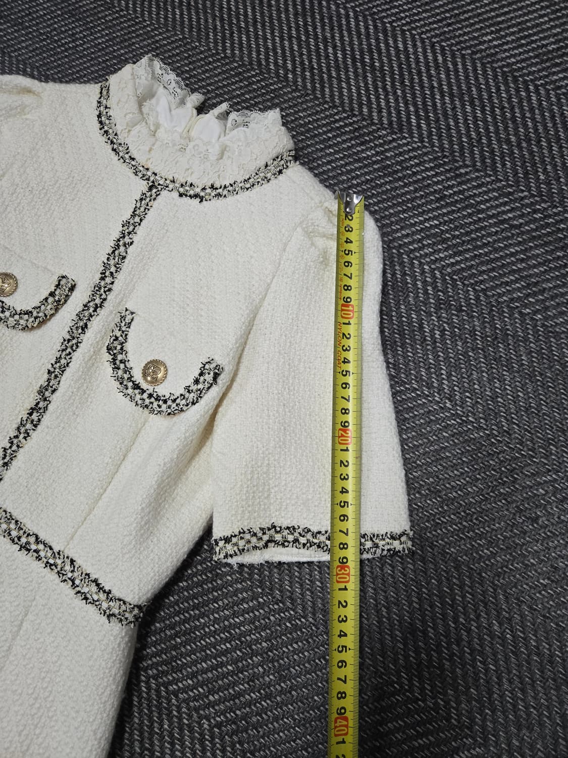 산드로 트위드 미니 원피스 상품이미지8