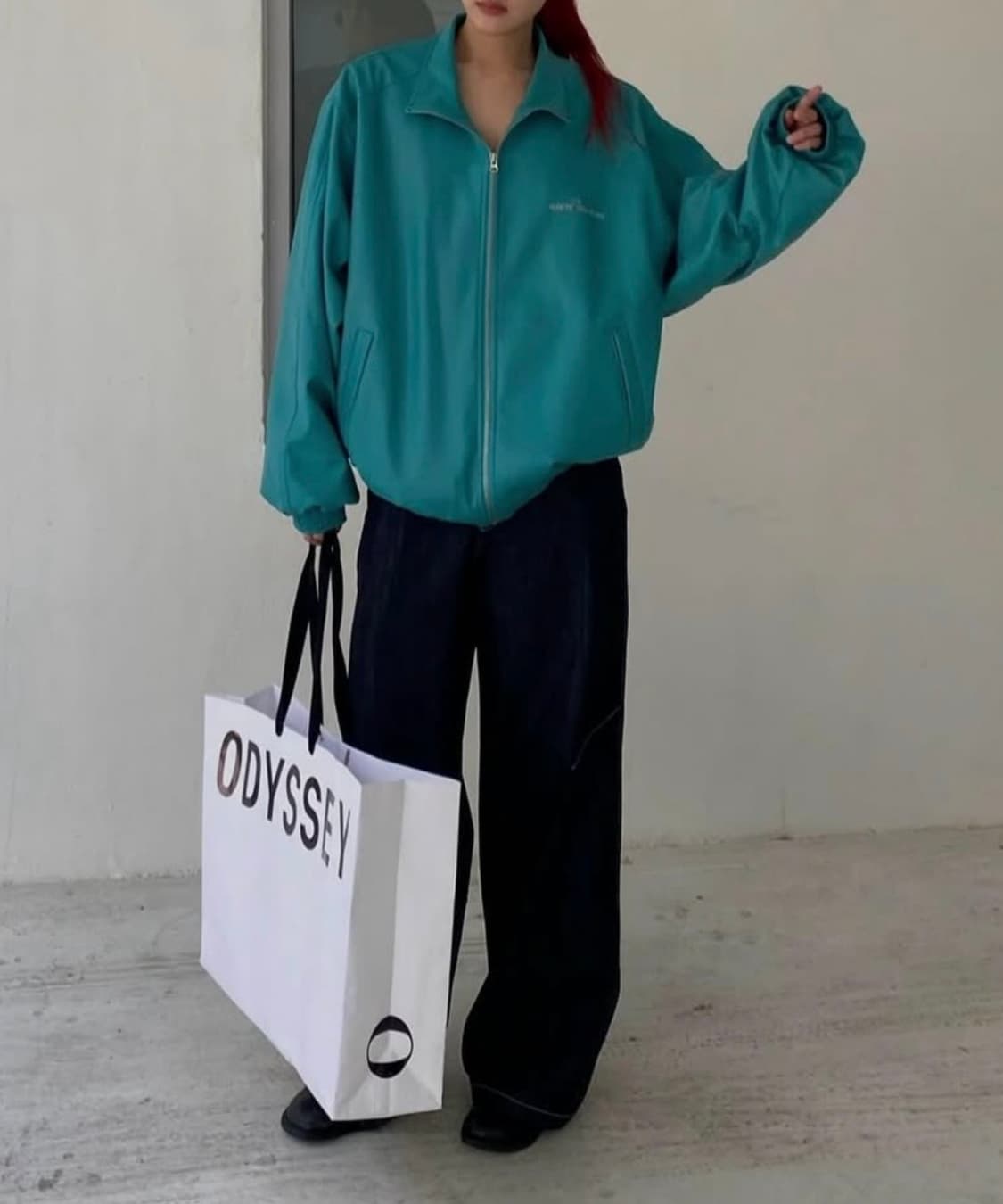 친다운 비건 레더 스포츠 자켓 PUTYOURCHINDOWN 상품이미지4