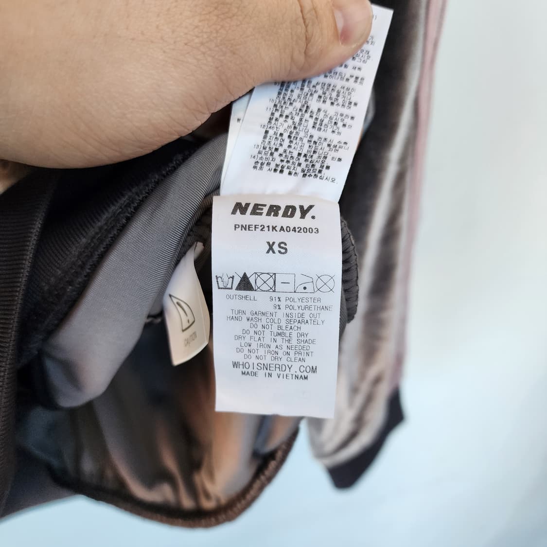 널디 벨벳 트랙 자켓 그레이 상품이미지7