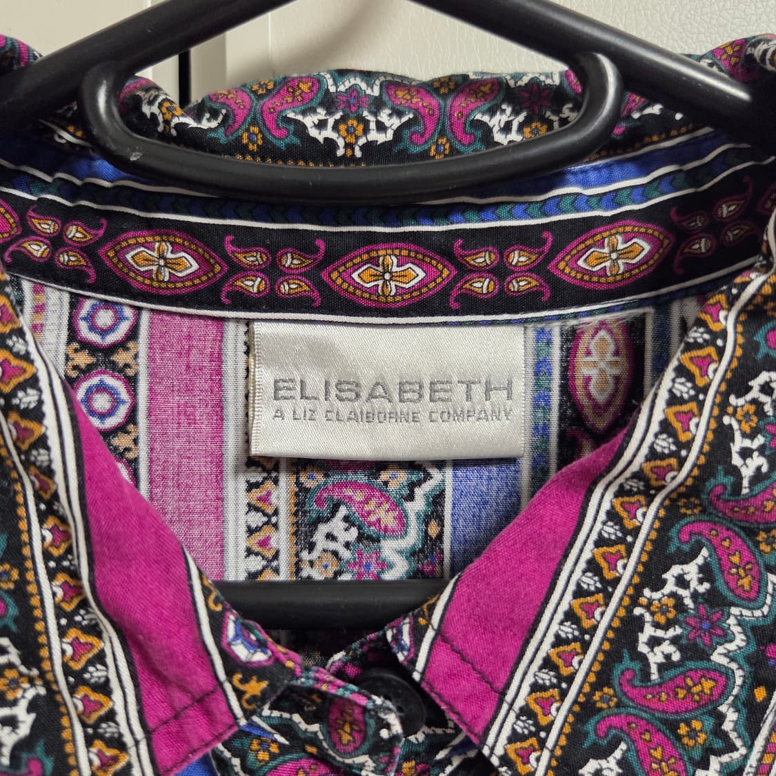 Elisabeth 아메리칸 빈티지 패턴 셔츠 XL(105) 상품이미지3