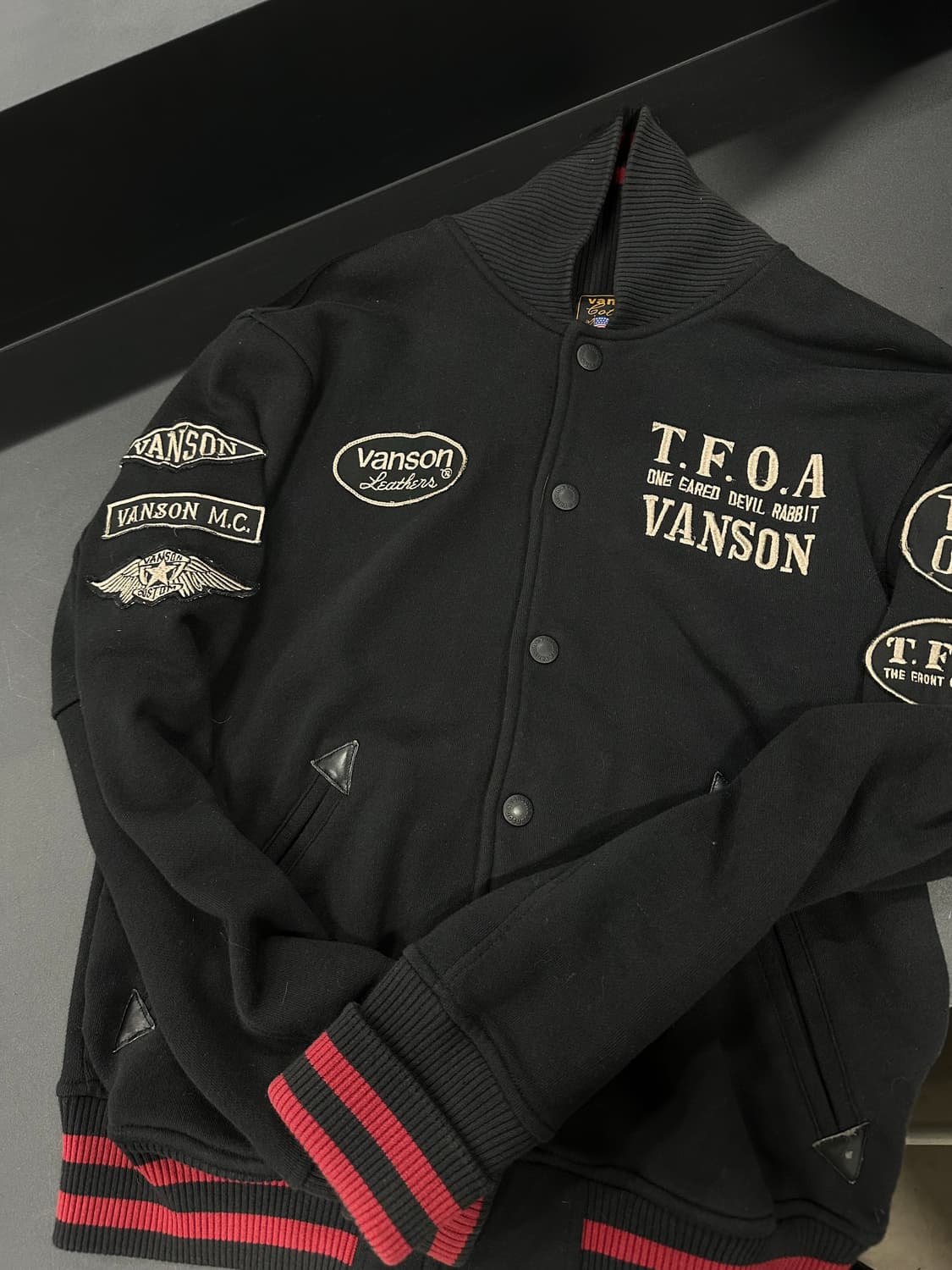 벤슨 백로고 바시티 자켓 상품이미지3