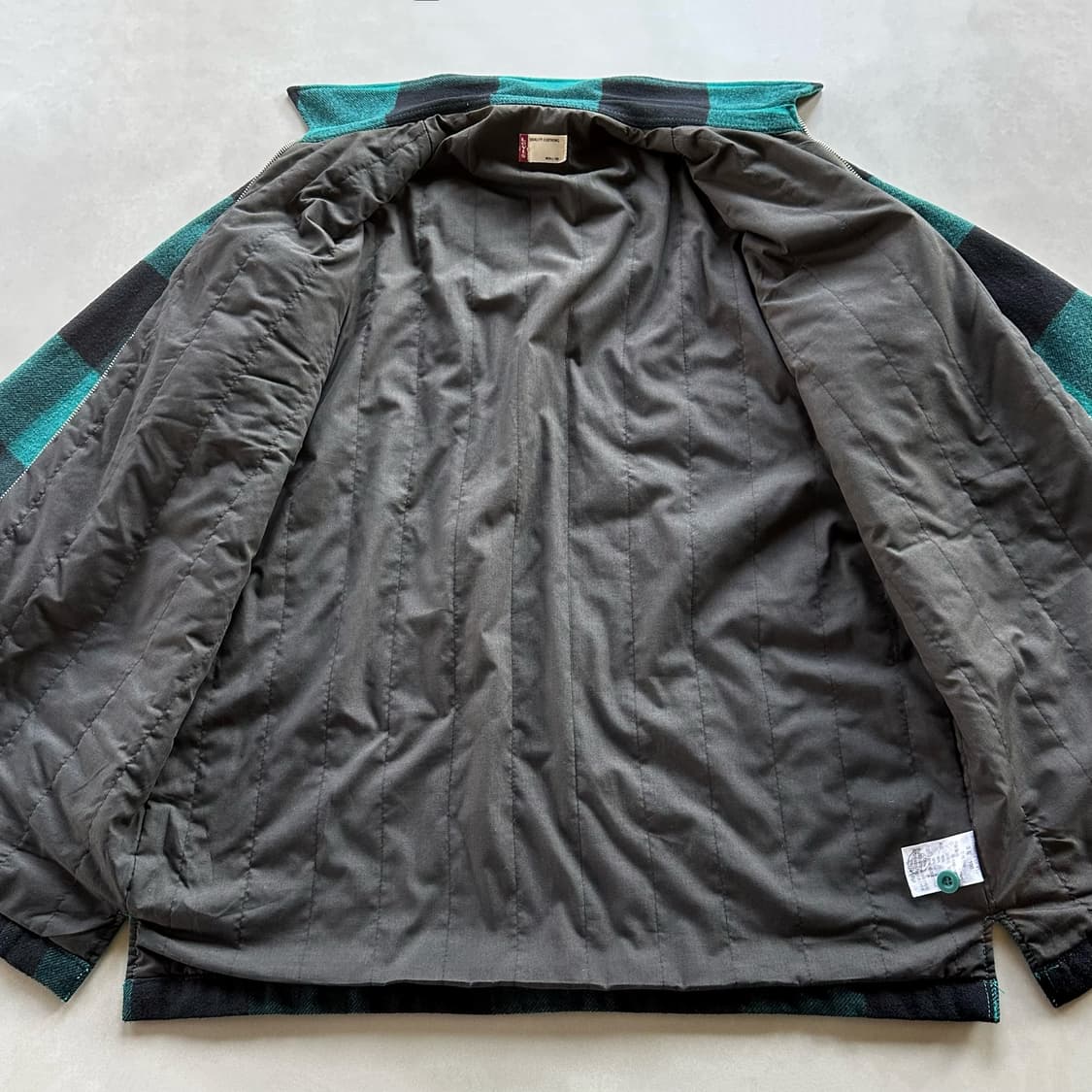 [L]리바이스 Levi's 타탄 체크 플란넬 집업 워크 자켓 상품이미지8