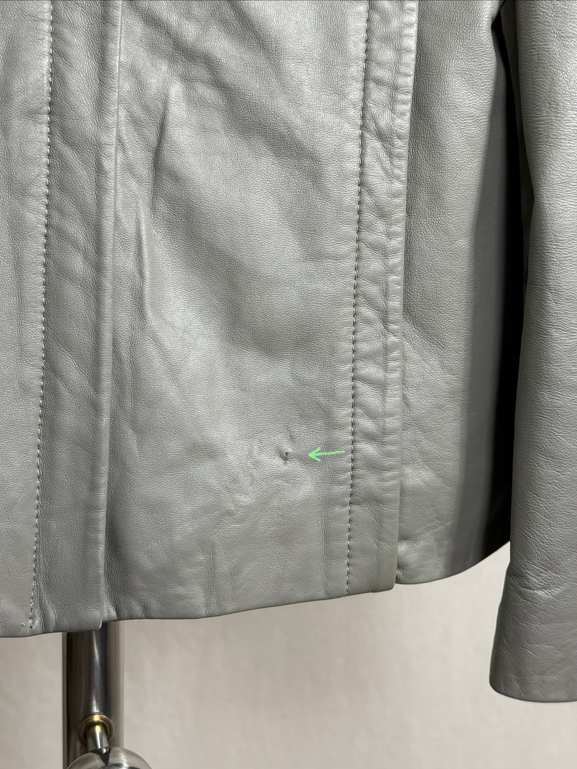 Otto 퍼프 숄더 양가죽 자켓 상품이미지10