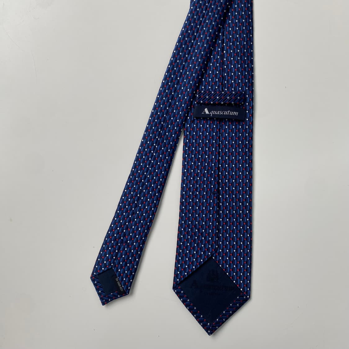 아쿠아스큐텀 정품 명품 넥타이 7.7cm 상품이미지3