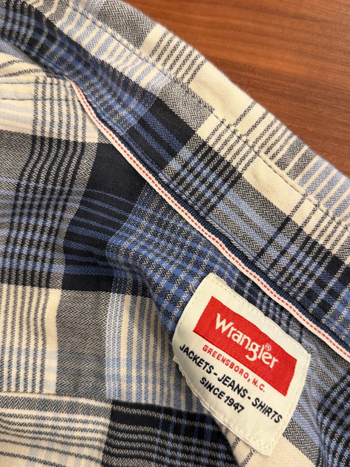 Wrangler 랭글러 웨스턴 체크 셔츠 상품이미지8