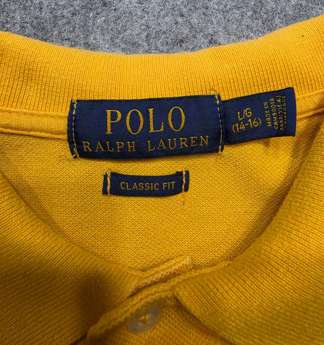 폴로 랄프로렌 클래식 핏 빅포니 PK 카라 반팔티 보이즈 L 14-16 상품이미지5