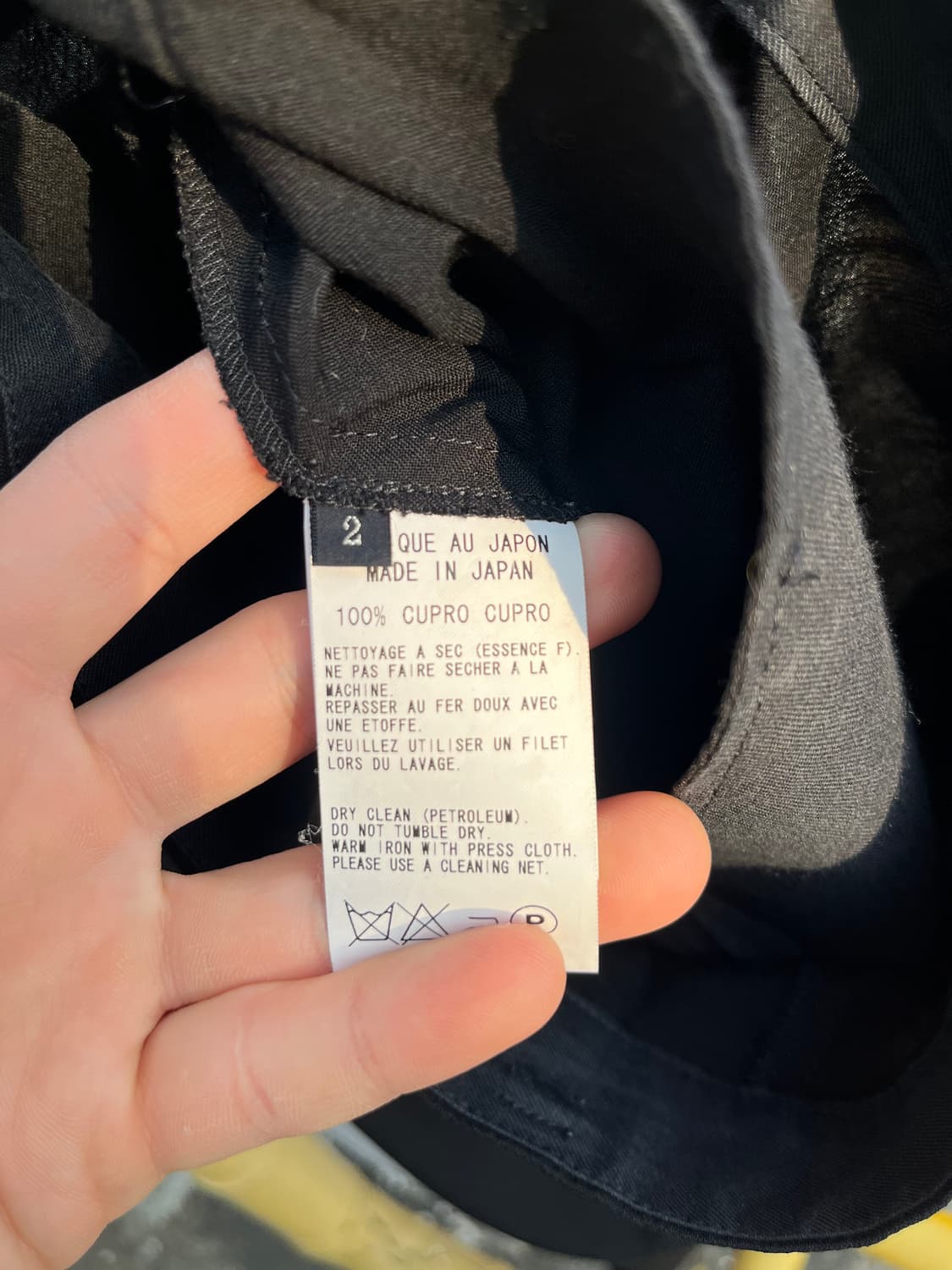 Y's by Yohji Yamamoto 큐프라 슬랙스 상품이미지6