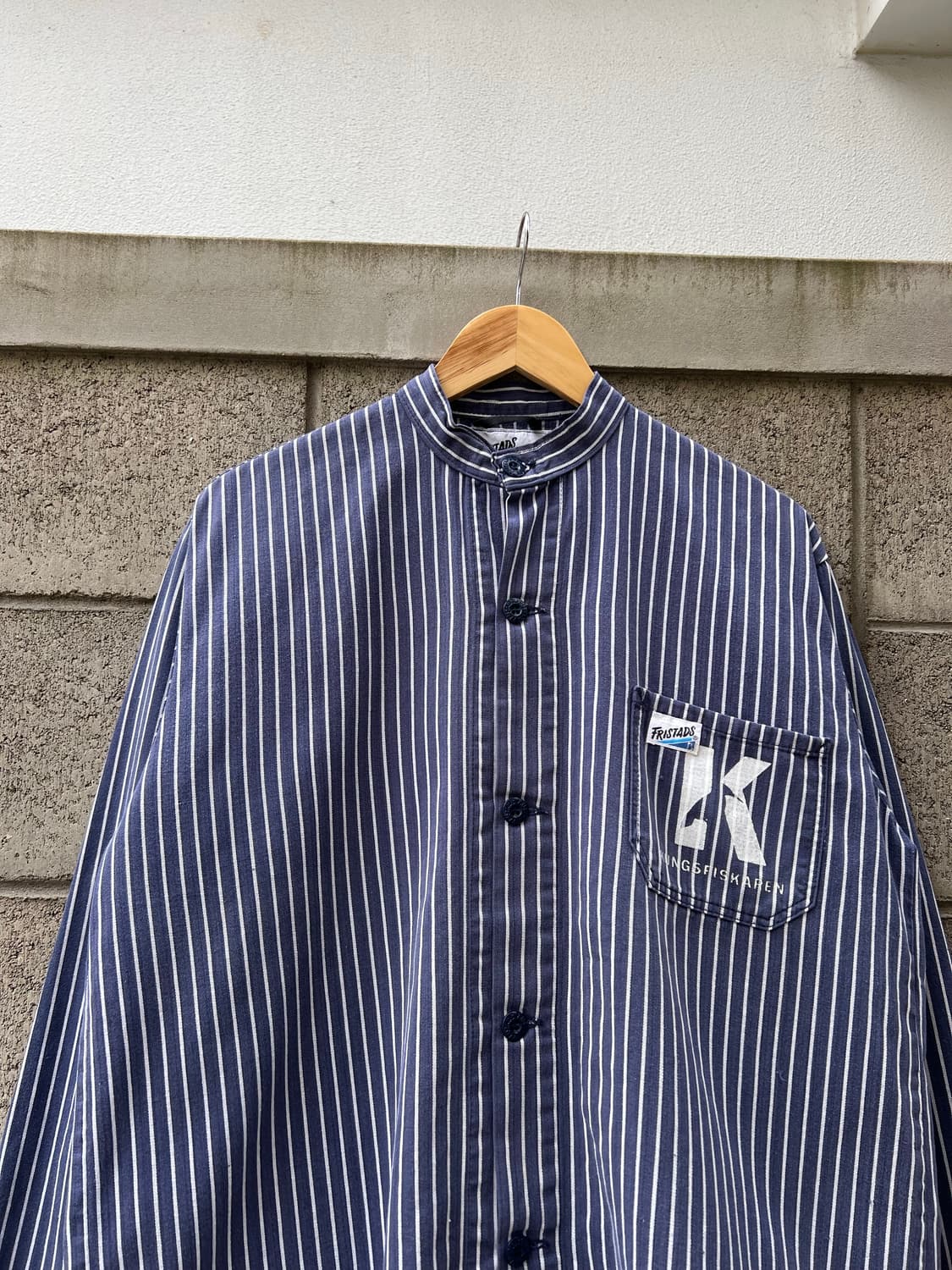 70s FRISTADS HICKORY 피셔맨셔츠 프렌치워크자켓 상품이미지3