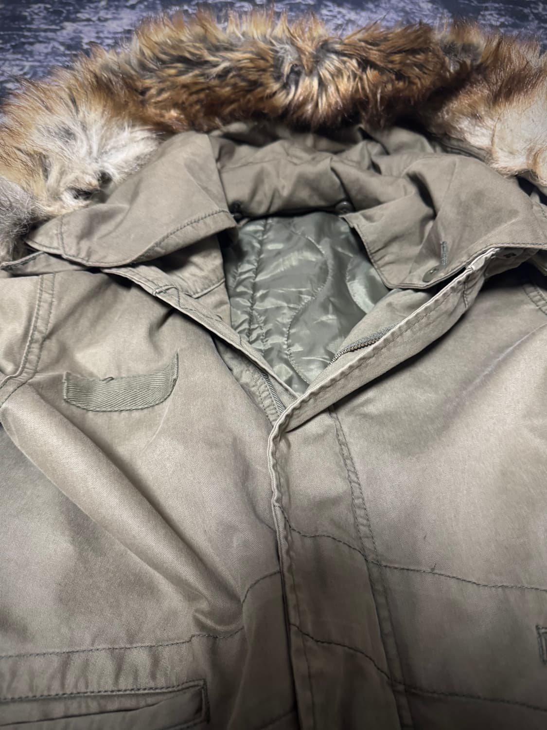 Vintage 00s Style Khaki Jacket 상품이미지2