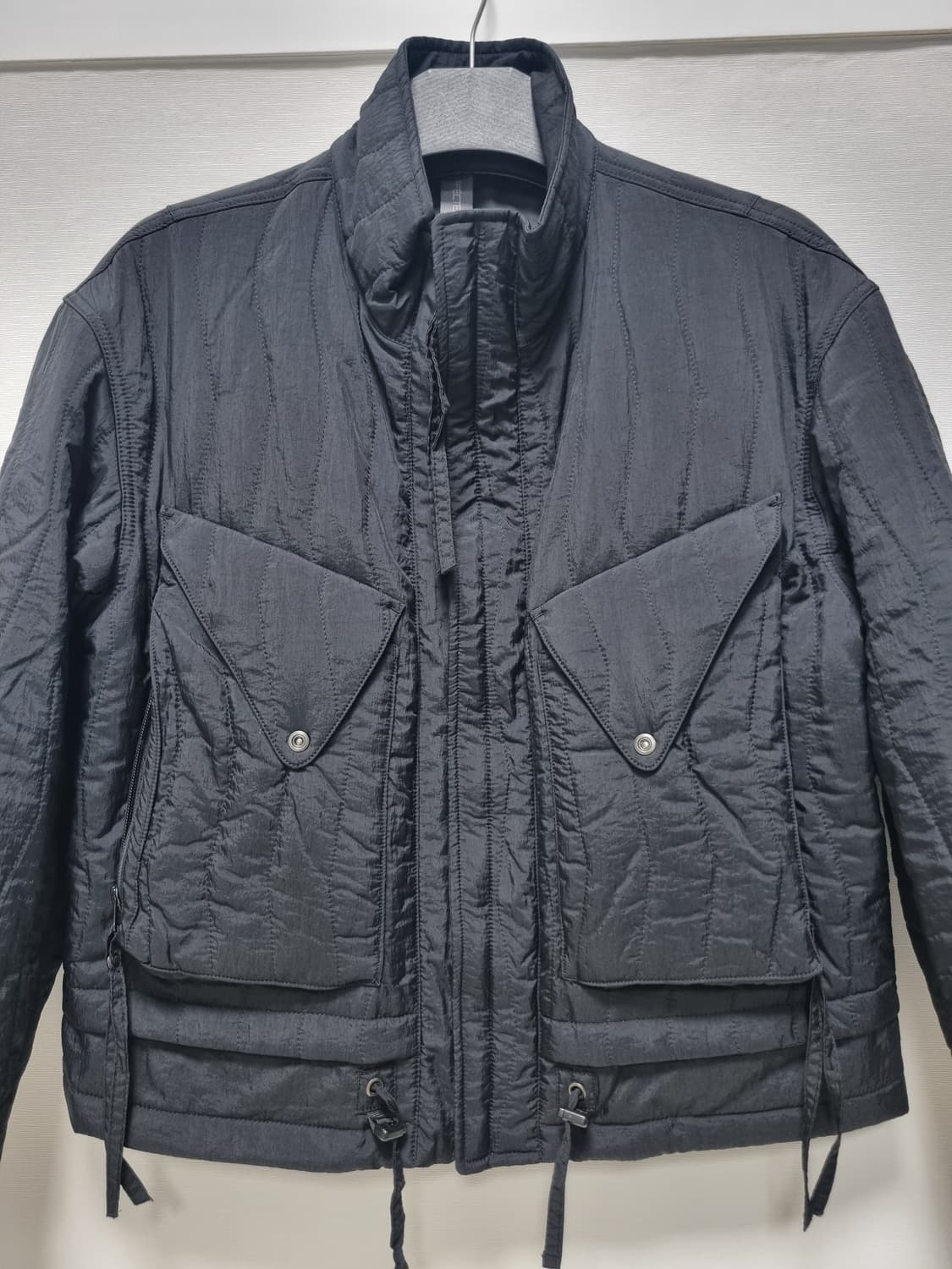 언어펙티드 이동휘 레이어드 블루종 블랙 상품이미지3