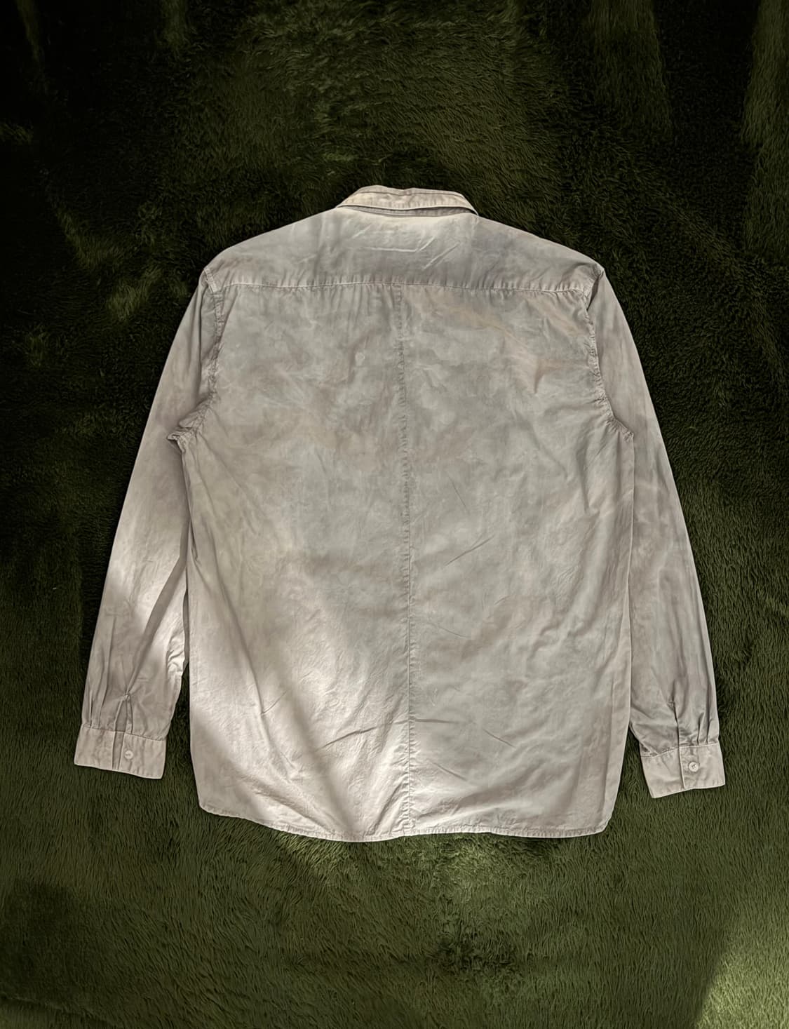 [XL] 코스트 퍼 킬로 블리치드 워싱 다트 셔츠 라이트 그레이 상품이미지7