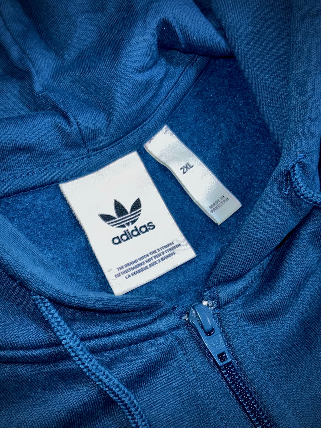 아디다스 후드집업 딥블루 상품이미지3