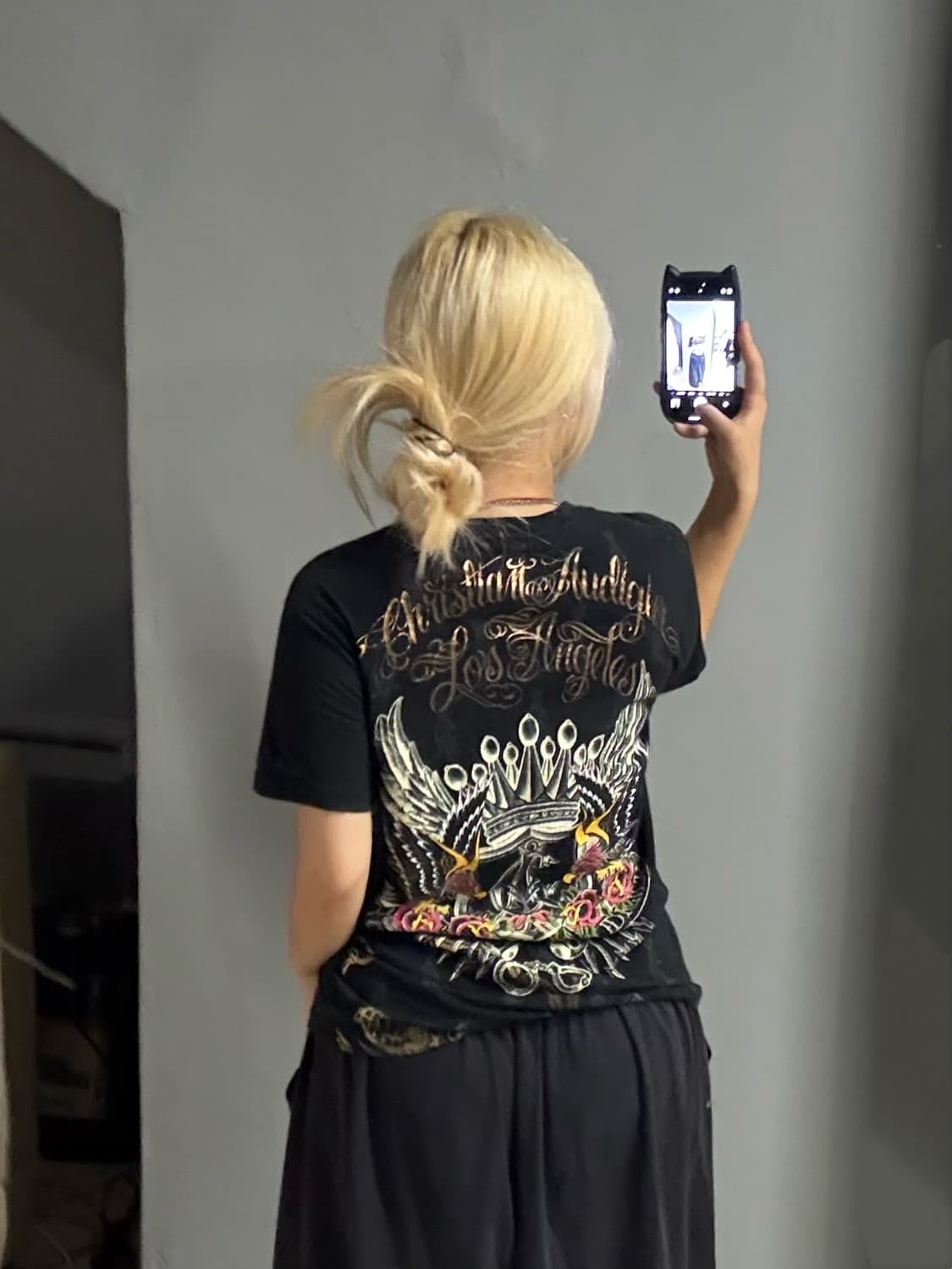 christian Audigier printing detail top 상품이미지4