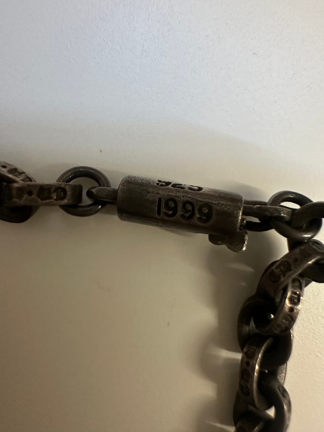 크롬하츠 실버 펜던트 페이퍼체인 30인치 일체형 상품이미지7