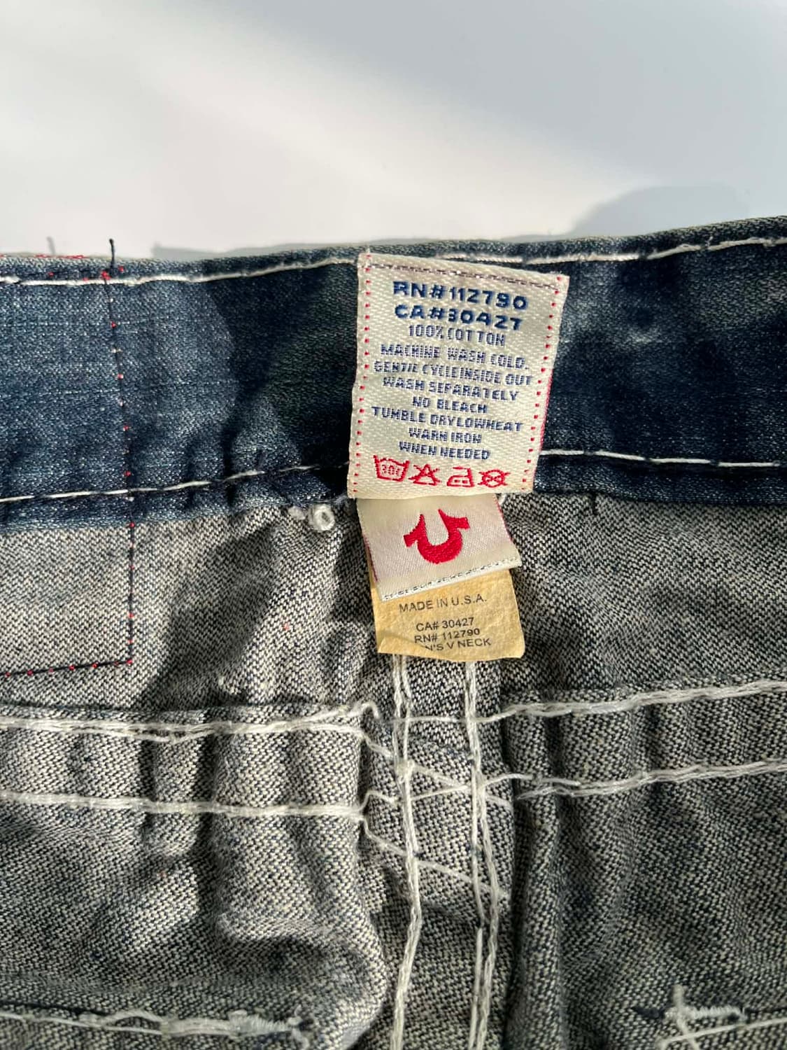 [34] 트루릴리젼 빌리 수퍼T 스트레이트 데님 팬츠 상품이미지5