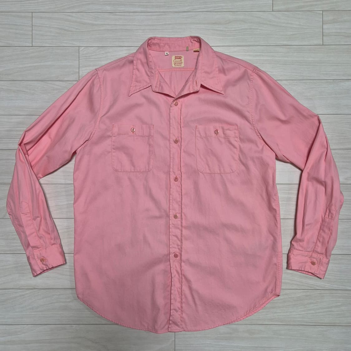 LVC 리바이스빈티지클로딩 핑크 셔츠 판매 상품이미지1