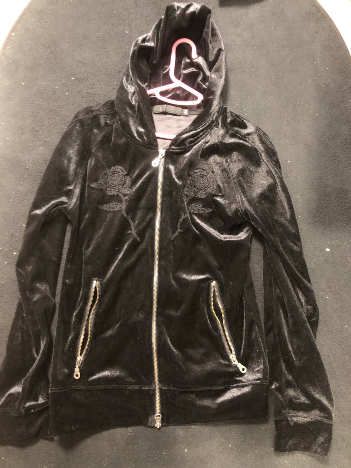 고스타 드 푸가 벨벳 후드집업 44size 상품이미지1