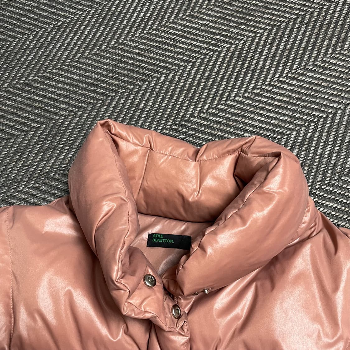 베네통 우먼스 글로시 덕 다운 패딩 점퍼y 5162 상품이미지6