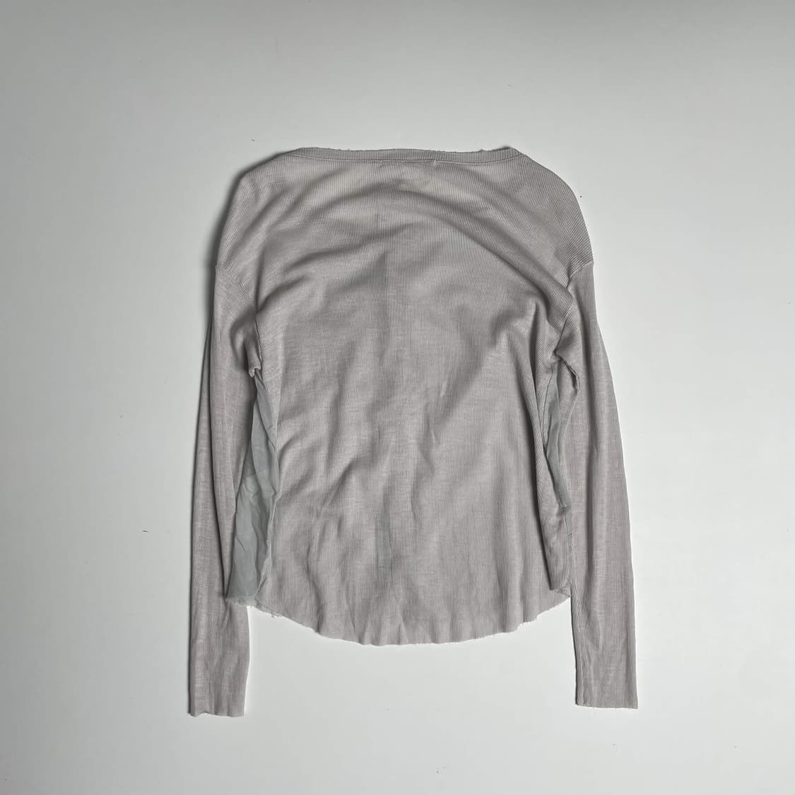 Transit 패브릭 레이어드 그레이 가디건 ( italy)   상품이미지6