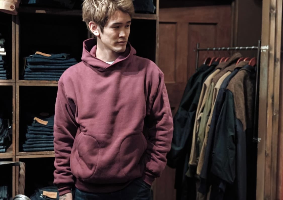 웨어하우스 John Gluckow 더블페이스 후디 상품이미지2