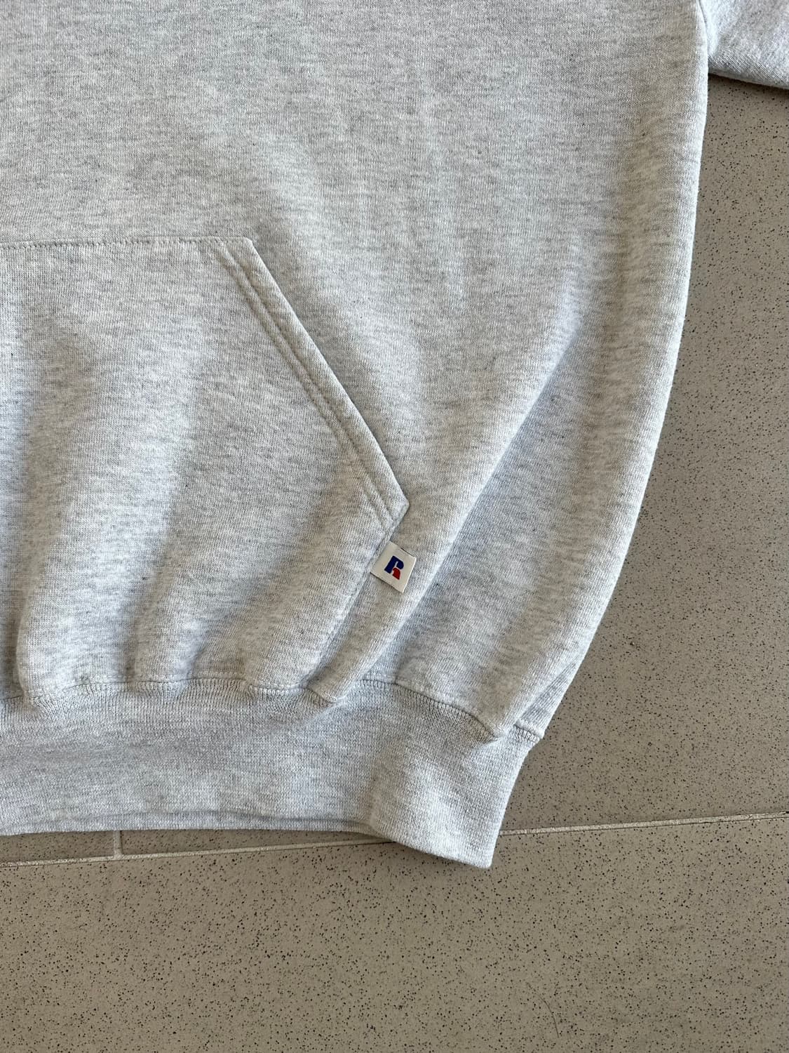 90s 빈티지 러셀 후드 밝은그레이 XL USA 상품이미지3