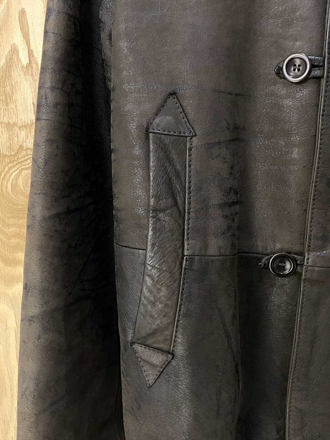 DKNY M-43 카프스킨 레더자켓 상품이미지6