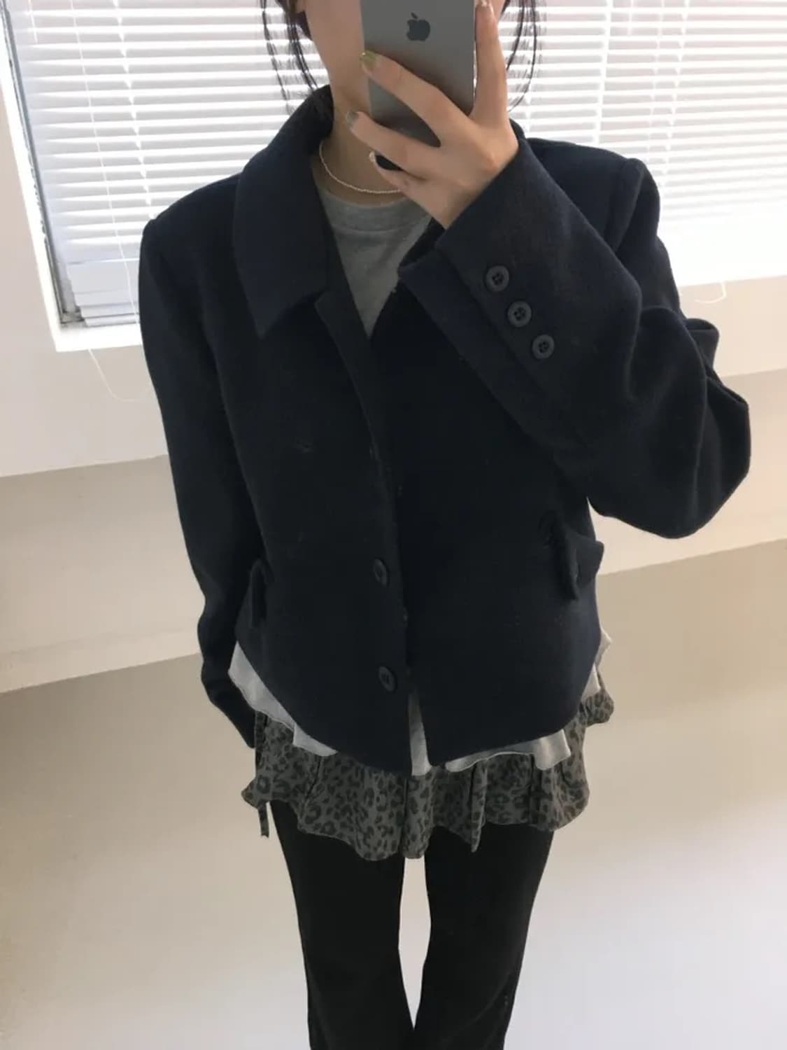 빈티지 울 자켓 숏코트 상품이미지1