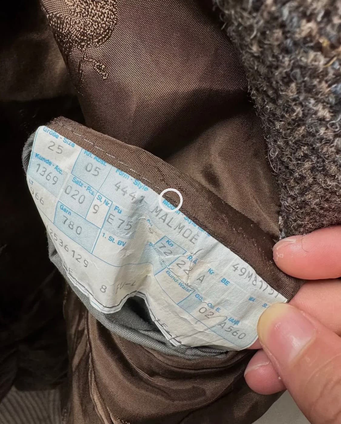 독일제 빈티지 MEY 해리스트위드 헤링본 블레이저 스포츠코트 자켓 상품이미지6