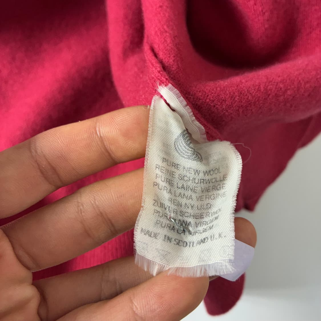 Burberry  버버리 골드버튼 핑크 니트 가디건  상품이미지6