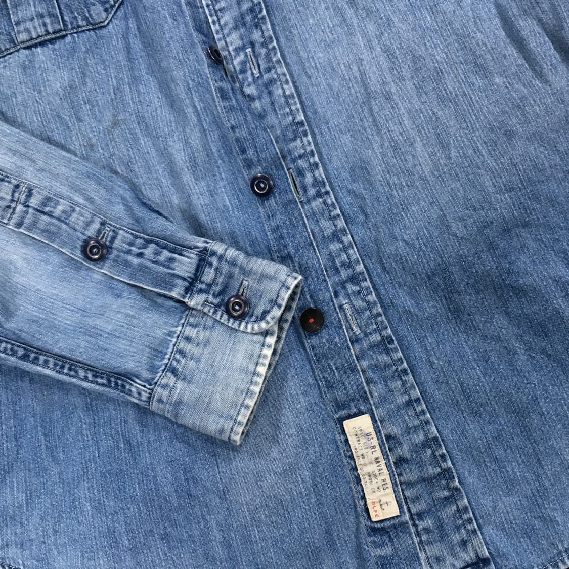 투티/0328 폴로 랄프로렌 청 데님 셔츠 연청 워싱 레전드예뻐요 상품이미지4