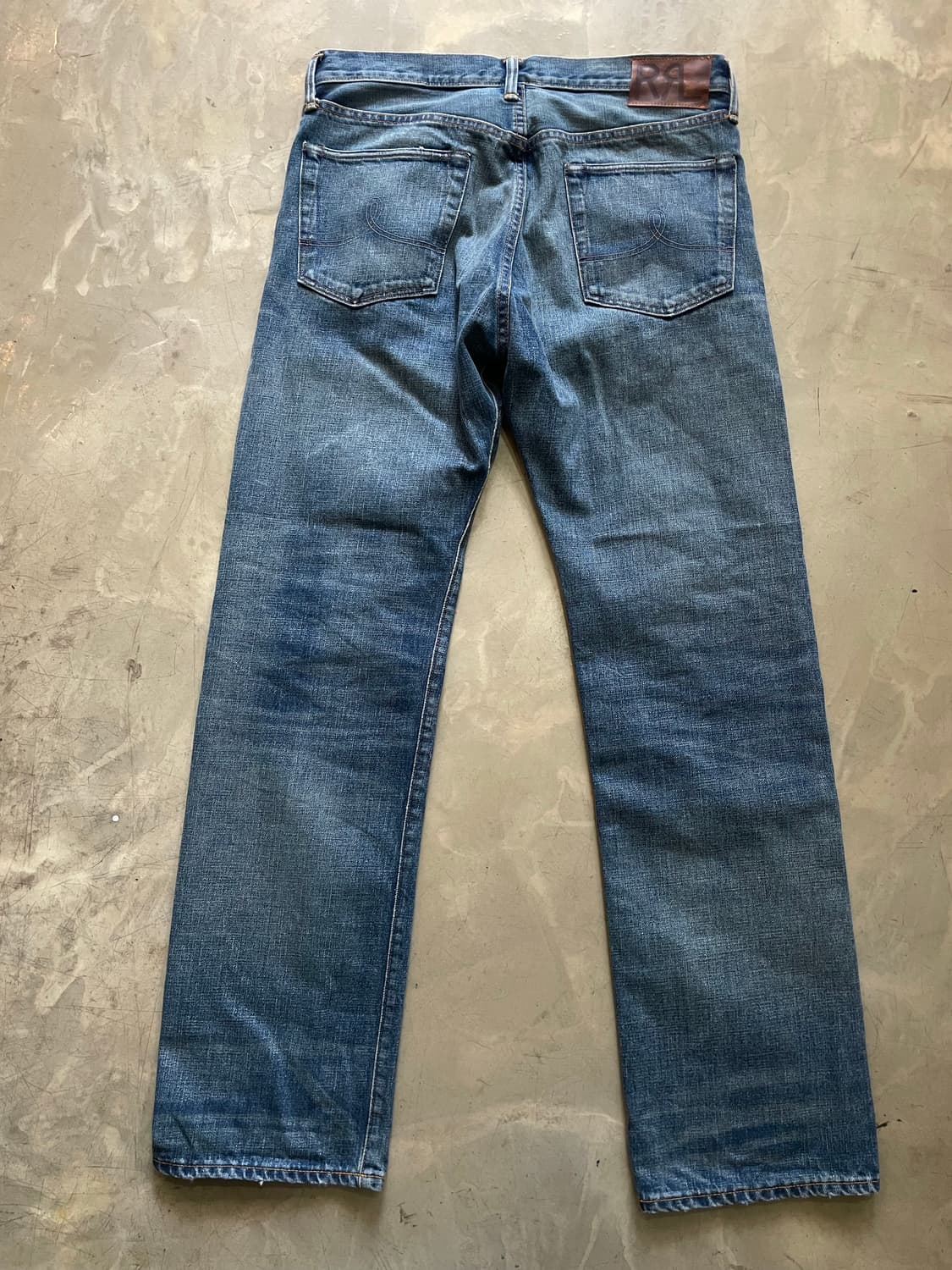 RRL Straight Leg Selvedge Denim 34x32 상품이미지5