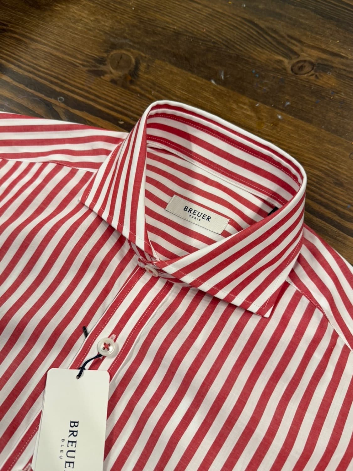 브루이어 런던스트라이프 셔츠 남성100 상품이미지5