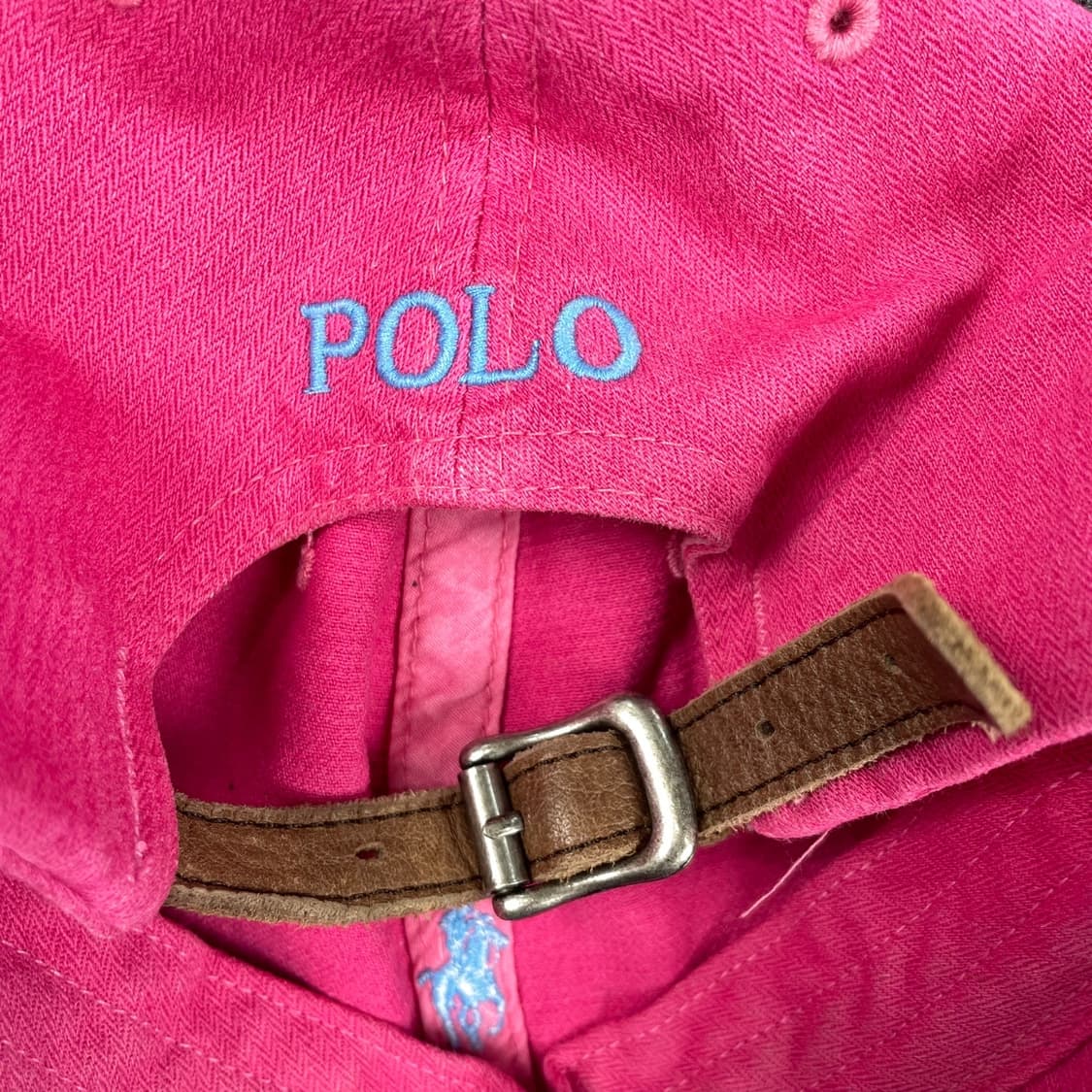 폴로 가죽 스트랩 볼캡 상품이미지5