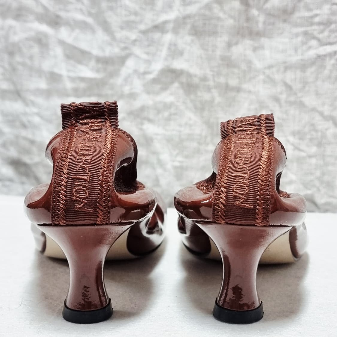 랑방컬렉션 밴딩 구두 키튼힐 슈즈 신발 힐 (235mm) 상태최상 상품이미지6