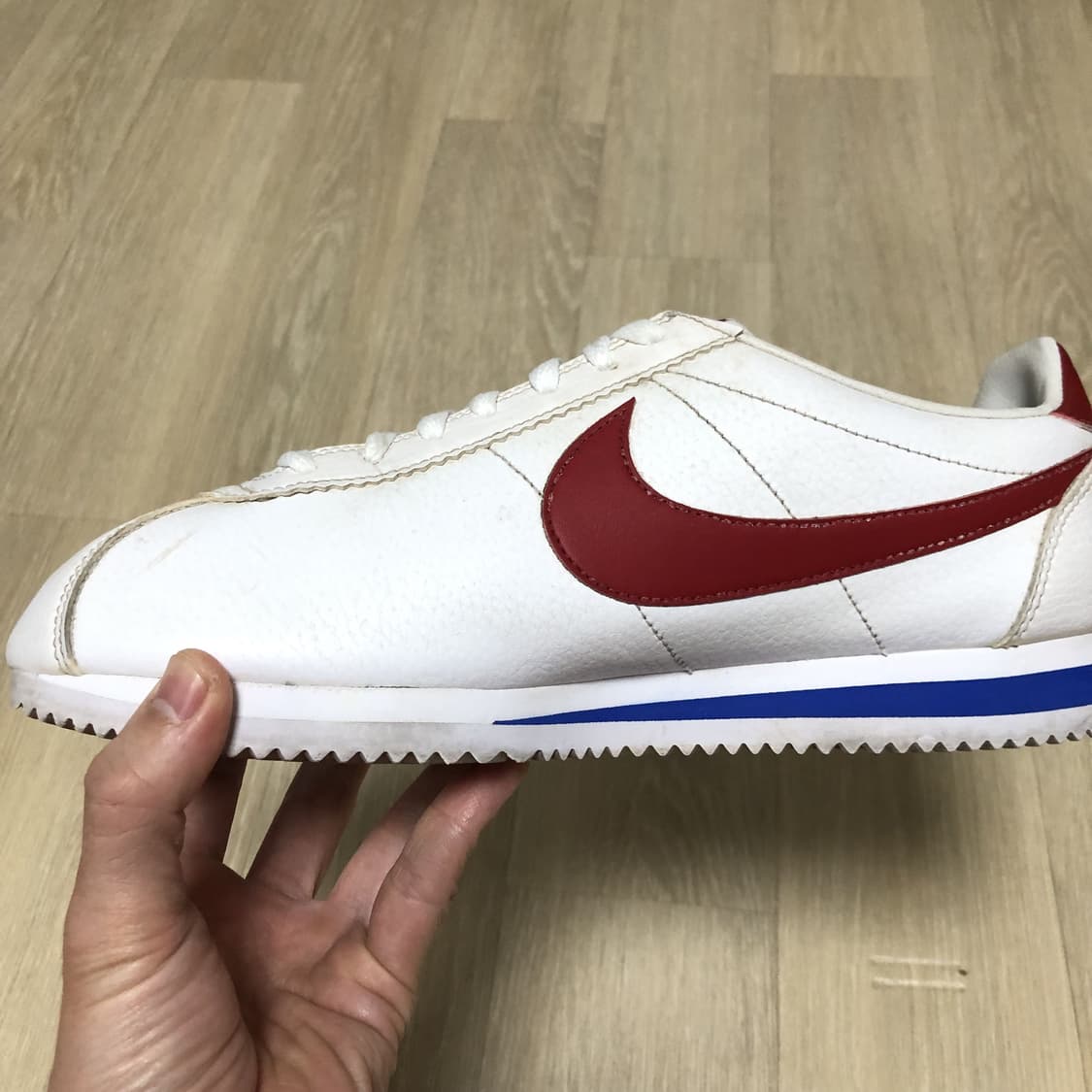 (275) 나이키 NIKE 코르테즈 포레스트검프 화이트 레드 블루 상품이미지5