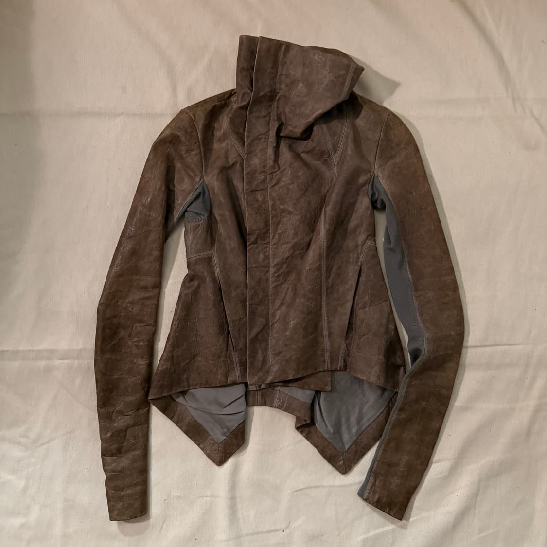 릭오웬스 하이넥 나스카 레더 자켓 상품이미지1